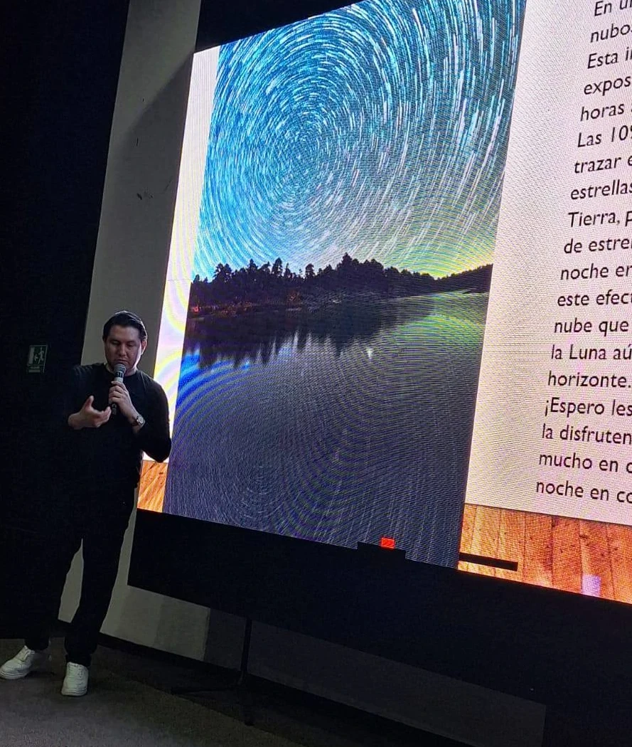 Alex Bernal en la Liga Astronómica