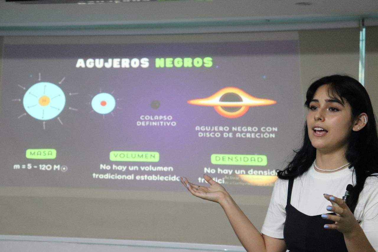 Janis Venegas en la Liga Astronómica